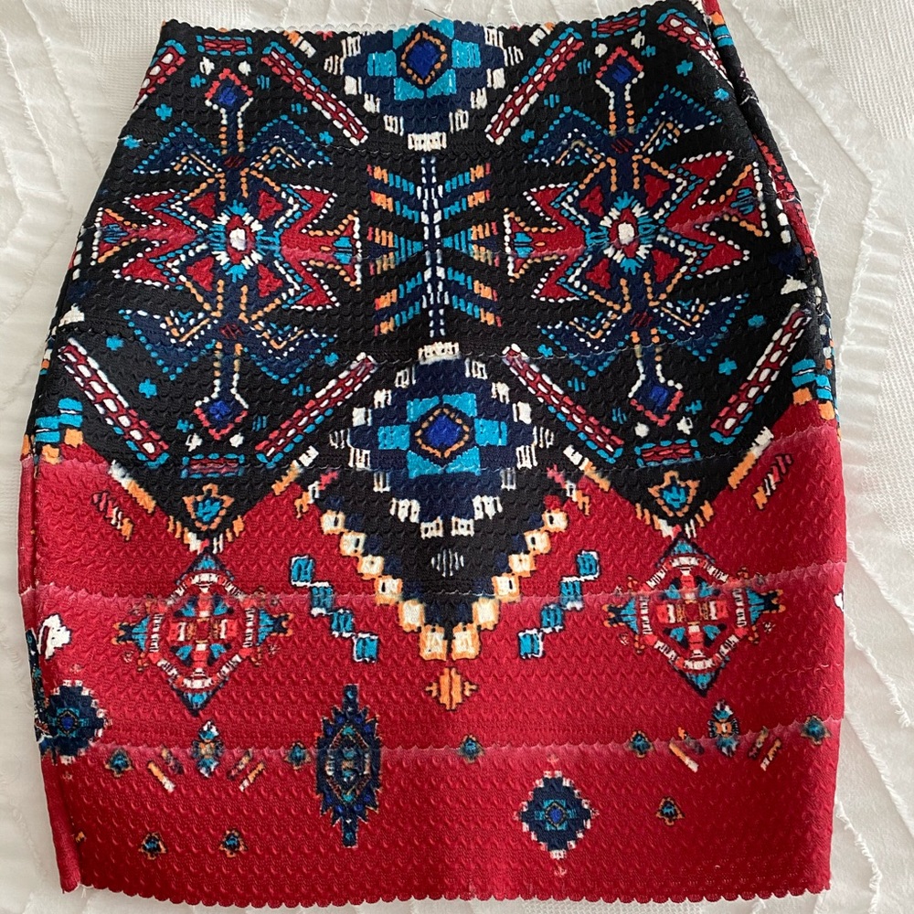 Bandage knee length skirt